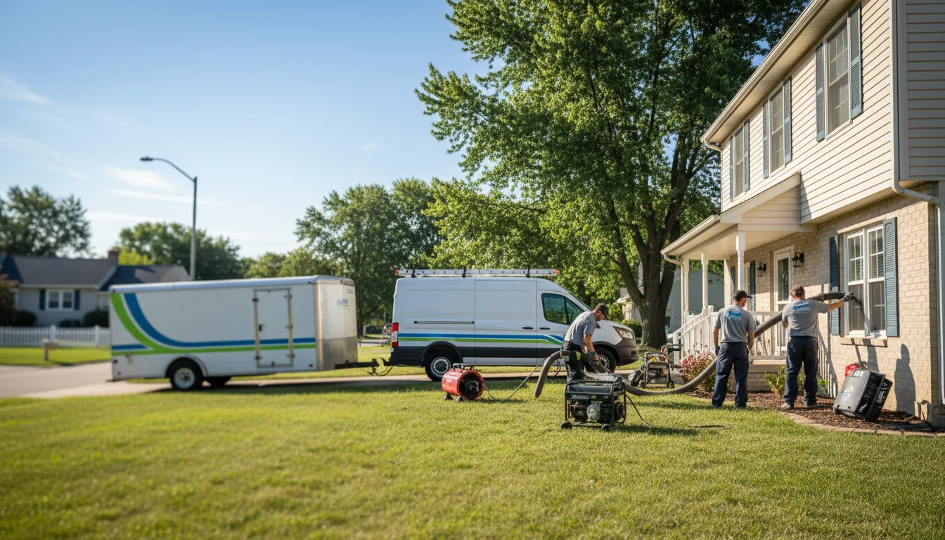 Flooded Basement Restoration And Cleanup With Repair in Nebo, NC near me